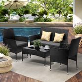 Living Fusion 4 Seater Roan Outdoor Lounge Set