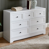 Living Fusion White Aurora 7 Drawer Chest