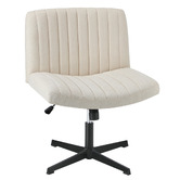 Living Fusion Vernon Faux Linen Office Chair