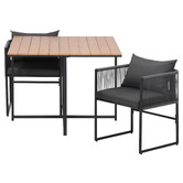 Living Fusion 2 Seater Allegra Outdoor Dining Table &amp; Chair Set