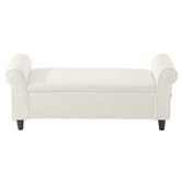 Living Fusion Malcolm Storage Ottoman Bench