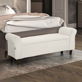 Living Fusion Malcolm Storage Ottoman Bench