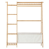 Living Fusion Devyn Bamboo Clothing Rack