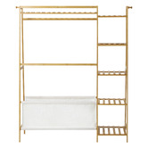Living Fusion Devyn Bamboo Clothing Rack