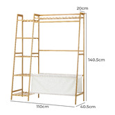 Living Fusion Devyn Bamboo Clothing Rack