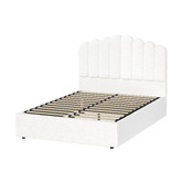 Living Fusion Ellora Boucle Gas Lift Storage Bed Frame