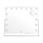 Living Fusion 62cm Amar Steel LED Mirror with Bluetooth