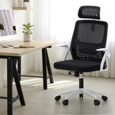 Living Fusion White &amp; Black Horatio Office Chair