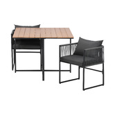 Living Fusion 2 Seater Allegra Outdoor Dining Table &amp; Chair Set