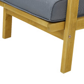 Living Fusion Devi Fir Wood Outdoor Lounge Chair