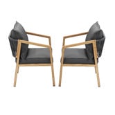 Living Fusion Vasco Steel Outdoor Dining Chairs