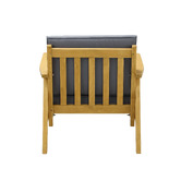 Living Fusion Devi Fir Wood Outdoor Lounge Chair