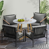 Living Fusion 4 Seater Laconi Outdoor Dining Set