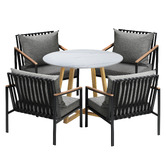 Living Fusion 4 Seater Laconi Outdoor Dining Set