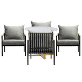 Living Fusion 4 Seater Laconi Outdoor Dining Set