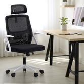 Living Fusion White &amp; Black Horatio Office Chair