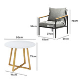 Living Fusion 4 Seater Laconi Outdoor Dining Set