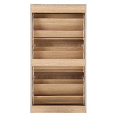 Living Fusion Holly 3 Door Rattan Shoe Cabinet