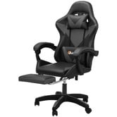 Living Fusion Brooks PU Leather Gaming Chair with Footrest