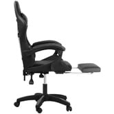 Living Fusion Brooks PU Leather Gaming Chair with Footrest