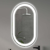 Living Fusion Parson Oval LED Bathroom Mirror