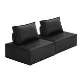 Living Fusion Valeri Armless Lounge Chairs