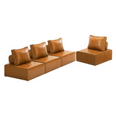 Living Fusion Valeri Armless Lounge Chairs