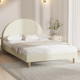 Living Fusion Bluford Upholstered Platform Bed