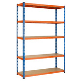 Living Fusion Orange Jemison Steel Shelving Units