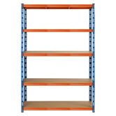 Living Fusion Orange Jemison Steel Shelving Units