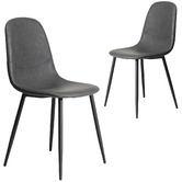 Living Fusion Pearce Faux Leather Dining Chairs