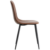 Living Fusion Pearce Faux Leather Dining Chairs
