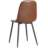 Living Fusion Pearce Faux Leather Dining Chairs