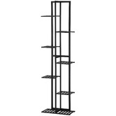 Living Fusion Harris 8 Tier Bamboo Plant Stand