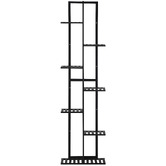 Living Fusion Harris 8 Tier Bamboo Plant Stand