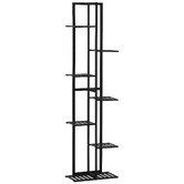 Living Fusion Harris 8 Tier Bamboo Plant Stand