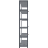 Living Fusion Etienne 5 Tier Display Cabinet