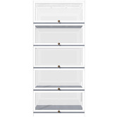 Living Fusion Etienne 5 Tier Display Cabinet
