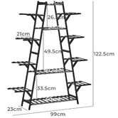 Living Fusion Harris Bamboo Plant Stand