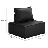 Living Fusion Valeri Armless Lounge Chairs