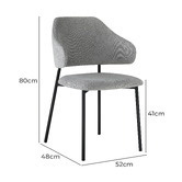 Living Fusion Gene Upholstered Dining Chairs