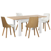 Living Fusion Laina Extendable Dining Table &amp; Chair Set