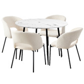 Living Fusion 4 Seater Tessa Dining Table &amp; Chair Set