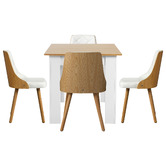 Living Fusion Laina Extendable Dining Table &amp; Chair Set