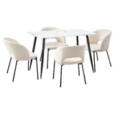 Tessa Dining Table & Chair Set | Temple & Webster