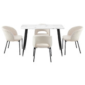 Living Fusion Tessa Dining Table &amp; Chair Set