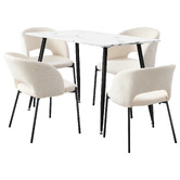 Living Fusion Tessa Dining Table &amp; Chair Set