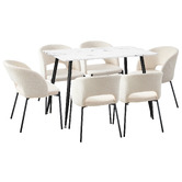 Living Fusion Tessa Dining Table &amp; Chair Set