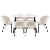 Living Fusion Tessa Dining Table &amp; Chair Set