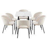 Living Fusion Tessa Dining Table &amp; Chair Set